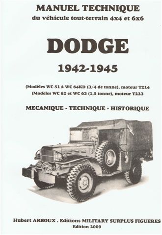 Manuel technique du Dodge 4X4 et 6X6 série WC