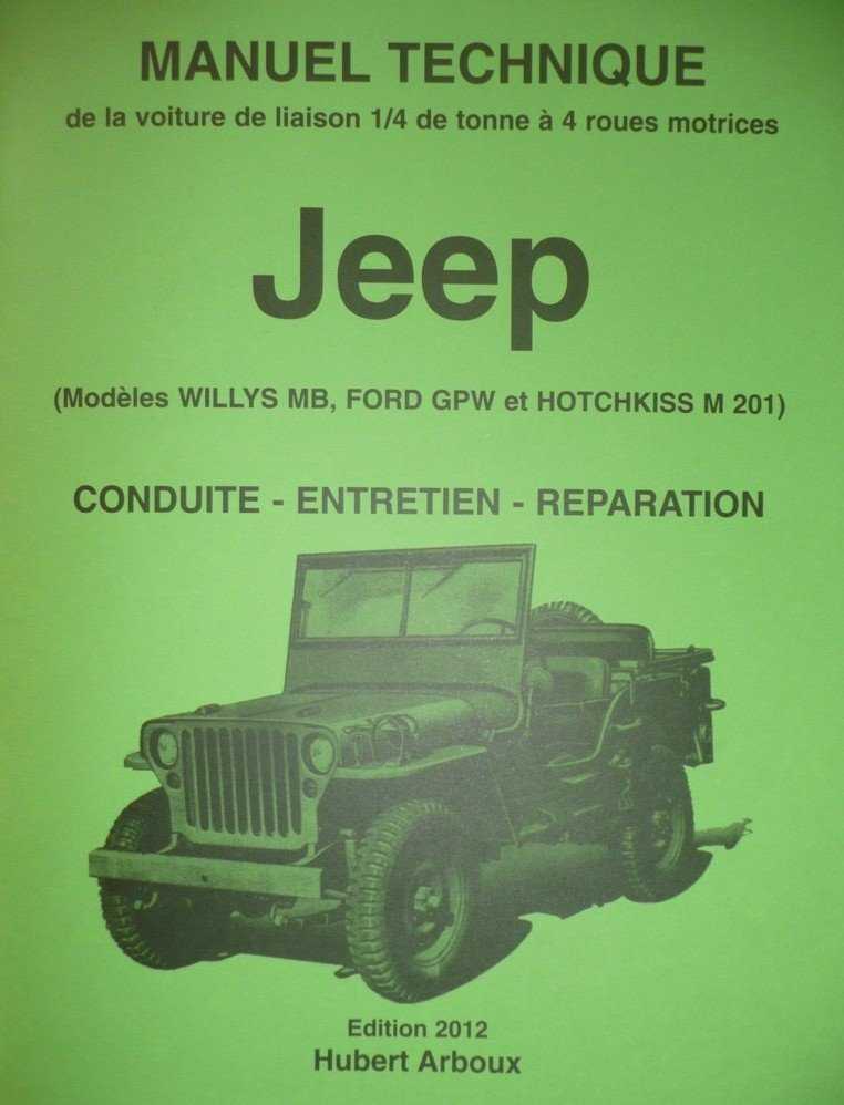 manuel technique de la Jeep (Willys MB. Ford