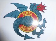 Autocollant sticker SIMCA RACING TEAM SRT